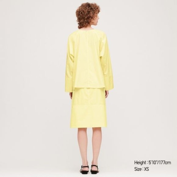 UNIQLO  U LONG-SLEEVE T BLOUSE L - Picture 3 of 6